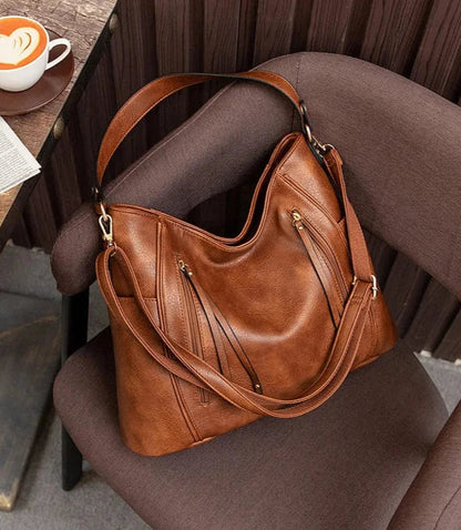 Dolores - Bolso de mano elegante en cuero PU